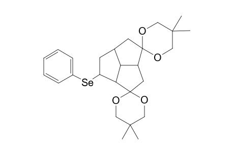 Dispiro[1,3-dioxane-2,1'(3'H)-cyclopenta[cd]pentalene-3',2''-[1,3]dioxane], octahydro-5,5,5'',5''-tetramethyl-6'-(phenylseleno)-, (2'a.alpha.,4'a.alpha.,6'.alpha.,6'a.alpha.,6'b.alpha.)-