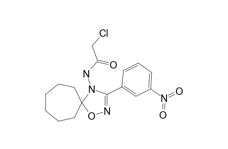 2-chloro-N-[3-(3-nitrophenyl)-1-oxa-2,4-diazaspiro[4.6]undec-2-en-4-yl]acetamide