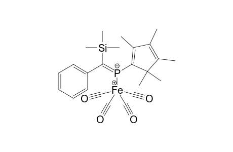 Tetracarbonyl {(pentamethylcyclopentadienyl) [phenyl( trimethylsilyl)methylene] phosphane} iron