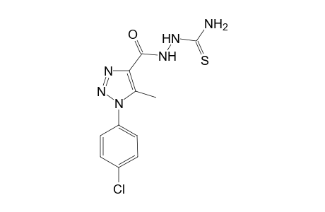 1-[1-(p-Chlorophenyl)-5-methyl-1,2,3-triazole-4-carbonyl]thiosemicarbazide