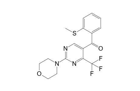 5-(2-Methylsulfanylbenzoyl)-2-(morpholin-4-yl)-4-(trifluoromethyl)pyrimidine