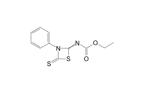 4-Ethoxycarbimino-3-phenyl-1,3-thiazetidin-2-thione