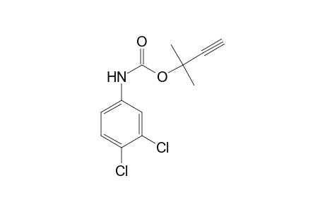 Carbanilic acid, 3,4-dichloro-, 1,1-dimethyl-2-propynyl ester