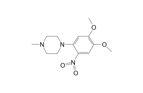 4-[N-Methylpiperazino]-5-nitro veratrole