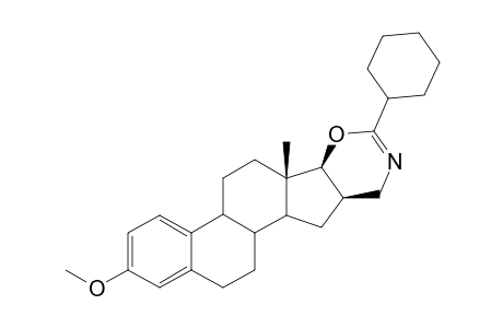 3-Methoxy-2'-cyclohexyl-16.beta.,17.beta.-dihydro-4'H-[1,3]oxazino[5',6' : 16,17]estra-1,3,5(10)triene