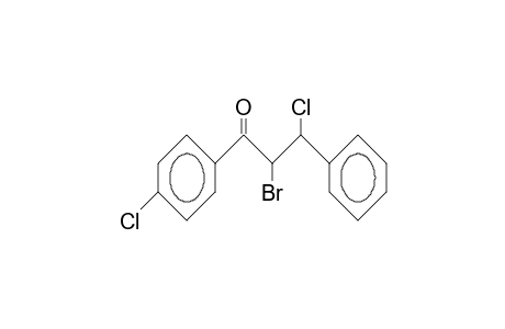 threo-2-Bromo-3,4'-dichloro-3-phenyl-propiophenone