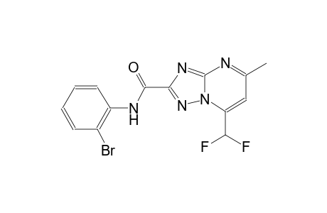 N-(2-bromophenyl)-7-(difluoromethyl)-5-methyl[1,2,4]triazolo[1,5-a]pyrimidine-2-carboxamide