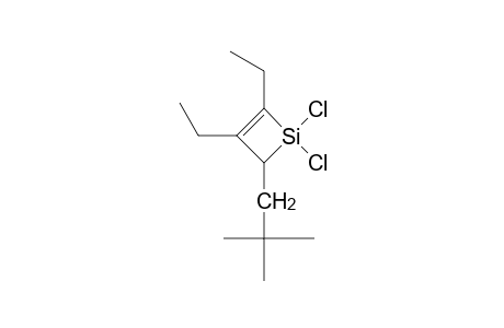 1,1-DICHLORO-2,3-DIETHYL-4-NEOPENTYL-1-SILACYCLOBUT-2-ENE
