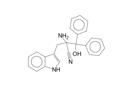1H-Indole-3-propanol, .alpha.,.alpha.-diphenyl-.beta.-amino-.beta.-cyano-