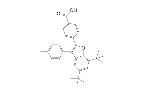 4-(5,7-Di-tert-butyl-3-p-tolylbenzofuran-2-yl)benzoic Acid