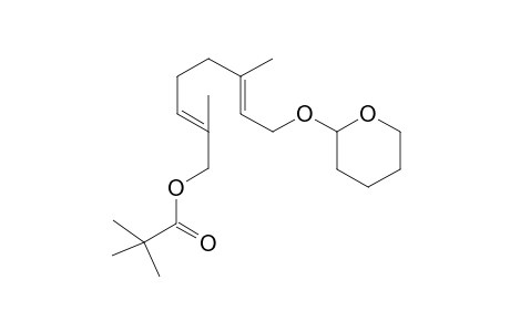 8-Pivaloyloxygeranyl-oxy- tetrahydropyran