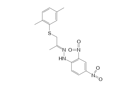 1-(2,5-XYLYLTHIO)-2-PROPANONE, (2,4-DINITROPHENYL)HYDRAZONE