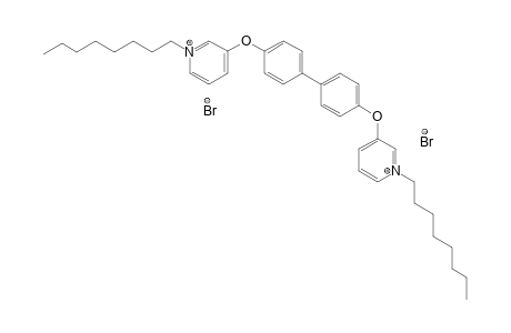 3,3'-[biphenyl-4,4'-diylbis(oxy)]bis(1-octylpyridinium) dibromide