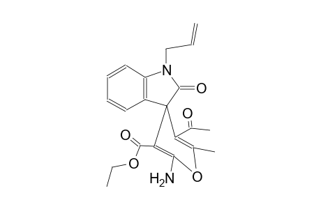 ethyl (3S)-5'-acetyl-2'-amino-6'-methyl-2-oxo-1-prop-2-enylspiro[indole-3,4'-pyran]-3'-carboxylate ethyl (3S)-5'-acetyl-1-allyl-2'-amino-6'-methyl-2-oxo-spiro[indoline-3,4'-pyran]-3'-carboxylate (3S)-5'-acetyl-1-allyl-2'-amino-6'-methyl-2-oxo-3'-spiro[indoline-3,4'-pyran]carboxylic acid ethyl ester (3S)-5'-acetyl-1-allyl-2'-amino-2-keto-6'-methyl-spiro[indoline-3,4'-pyran]-3'-carboxylic acid ethyl ester ethyl (3S)-2'-amino-5'-ethanoyl-6'-methyl-2-oxo-1-prop-2-enyl-spiro[indole-3,4'-pyran]-3'-carboxylate