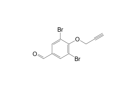 3,5-bis(bromanyl)-4-prop-2-ynoxy-benzaldehyde