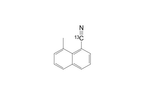 1-Naphthalenecarbonitrile-13C, 8-methyl-