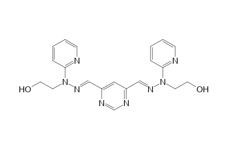 Pyrimidine-4,6-dicarboxaldehyde - bis[2'-Hydroxyethyl(pyridin-2''-yl)hydrazone]