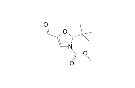 Methyl (R)-2-(t-butyl)-5-formyl-.delta.(4)-1,3-oxazoline-3-carboxylate