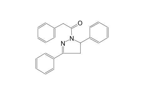 3,5-diphenyl-1-(phenylacetyl)-4,5-dihydro-1H-pyrazole