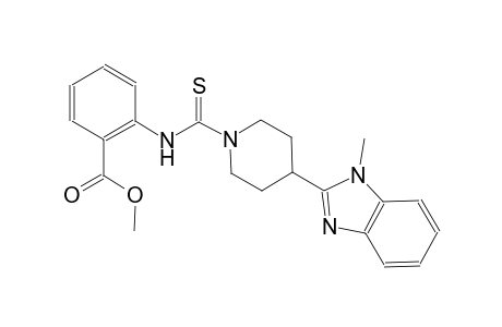 benzoic acid, 2-[[[4-(1-methyl-1H-benzimidazol-2-yl)-1-piperidinyl]carbonothioyl]amino]-, methyl ester
