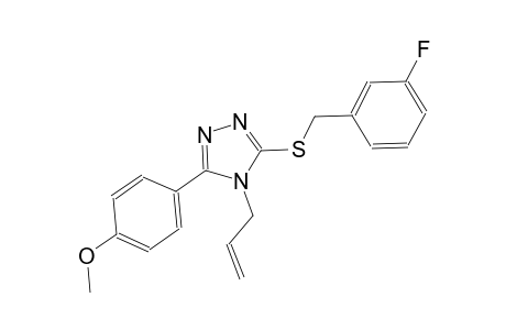 4-allyl-3-[(3-fluorobenzyl)sulfanyl]-5-(4-methoxyphenyl)-4H-1,2,4-triazole