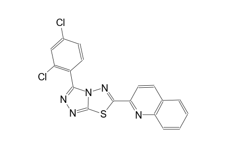 quinoline, 2-[3-(2,4-dichlorophenyl)[1,2,4]triazolo[3,4-b][1,3,4]thiadiazol-6-yl]-