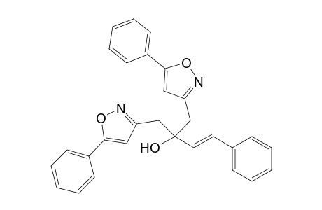 (E)-4-phenyl-1-(5-phenyl-1,2-oxazol-3-yl)-2-[(5-phenyl-1,2-oxazol-3-yl)methyl]but-3-en-2-ol