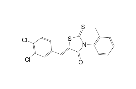 (5Z)-5-(3,4-dichlorobenzylidene)-3-(2-methylphenyl)-2-thioxo-1,3-thiazolidin-4-one