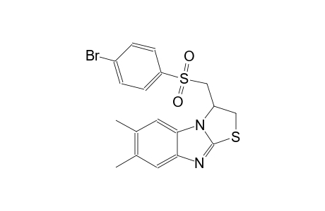 thiazolo[3,2-a]benzimidazole, 3-[[(4-bromophenyl)sulfonyl]methyl]-2,3-dihydro-6,7-dimethyl-