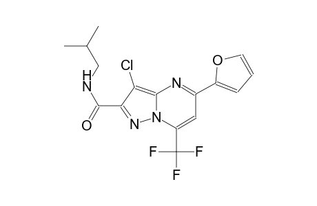 3-chloro-5-(2-furyl)-N-isobutyl-7-(trifluoromethyl)pyrazolo[1,5-a]pyrimidine-2-carboxamide