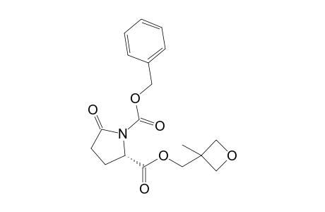 (2S)-1-Benzyloxycarbonyl-5-oxopyrrolidine-2-carboxylic acid 2-(3-methyl-1-oxetan-3-ylmethyl) ester