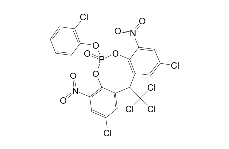 6-(2-CHLOROPHENOXY)-2,10-DICHLORO-4,8-DINITRO-12-TRICHLOROMETHYL-12H-DIBENZO-[D,G]-[1,3,2]-DIOXAPHOSPHOCIN-6-OXIDE