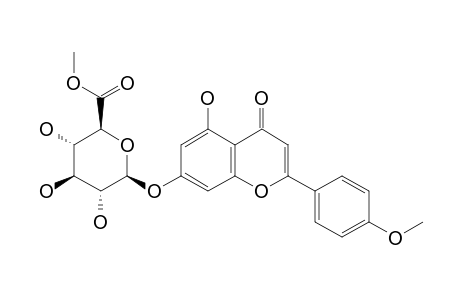 ACACETIN-7-O-BETA-D-(6''-O-METHYL)-GLUCURONIDE