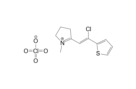 2-[2-(2-Chloro-2-(2-thienyl))ethenyl]-1-methylpyrrolenium perchlorate