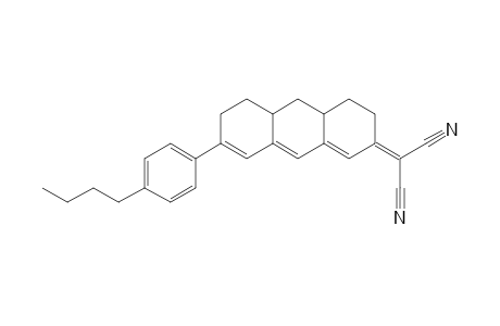 [2,3,4,4a,5,6,10,10a-Octahydro-7-(4-n-butylphenyl)-2-anthrylidene]methanedicarbonitrile