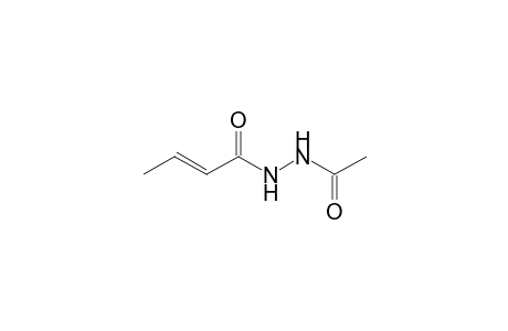 N1-Acetyl-N2-(1-oxobut-2-en-1-yl)hydrazide