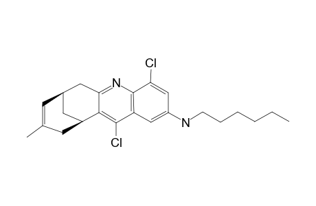 4,12-DICHLORO-N-HEXYL-9-METHYL-6,7,10,11-TETRAHYDRO-7,11-METHANO-CYCLOOCTA-[B]-QUINOLIN-2-AMINE