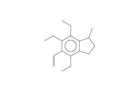 Benzocyclopentene, 4,6,7-triethyl-1-methyl-5-vinyl-