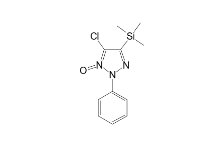 5-CHLORO-2-PHENYL-4-(TRIMETHYLSILYL)-2H-1,2,3-TRIAZOLE-1-OXIDE