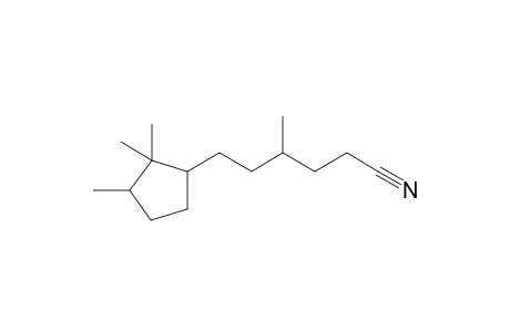 4-Methyl-6-(2,2,3-trimethylcyclopentyl)hexanenitrile