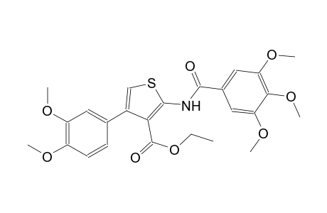 3-thiophenecarboxylic acid, 4-(3,4-dimethoxyphenyl)-2-[(3,4,5-trimethoxybenzoyl)amino]-, ethyl ester
