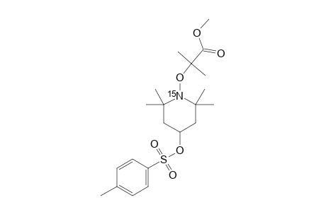 2-methyl-2-[[2,2,6,6-tetramethyl-4-(4-methylphenyl)sulfonyloxy-1-piperidyl]oxy]propionic acid methyl ester