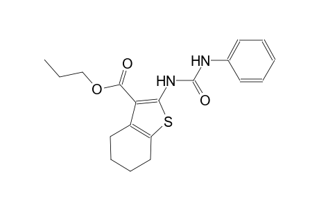 propyl 2-[(anilinocarbonyl)amino]-4,5,6,7-tetrahydro-1-benzothiophene-3-carboxylate