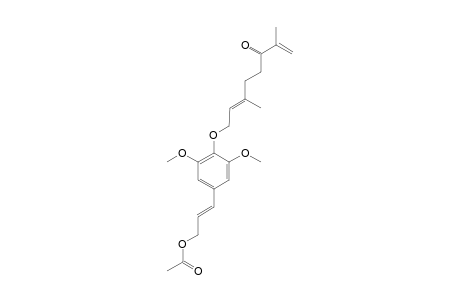 (E)-4-(6-OXO-3,7-DIMETHYLOCTA-2,7-DIENYLOXY)-SYRINGENIN-ACETATE