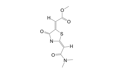 (E)-2-(N,N-DIMETHYLCARBAMOYLMETHYLENE)-(Z)-5-(METHOXYCARBONYLMETHYLENE)-THIAZOLIDIN-4-ONE