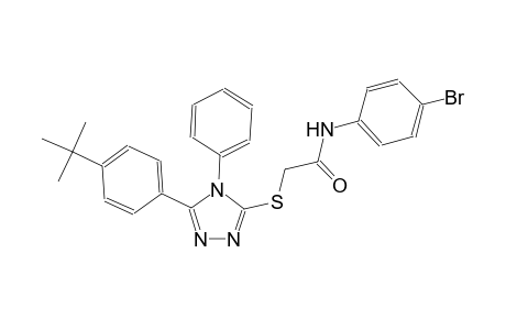N-(4-bromophenyl)-2-{[5-(4-tert-butylphenyl)-4-phenyl-4H-1,2,4-triazol-3-yl]sulfanyl}acetamide