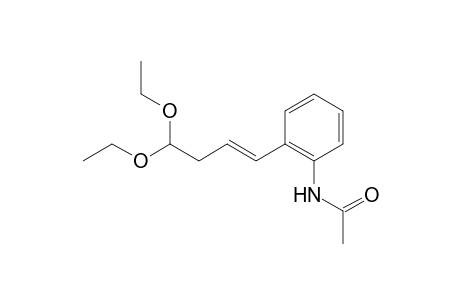 2-[4',4'-Diethoxybut-1'-enyl]acetanilide