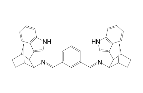 N,N-bis{[3-(endo)-Indol-3'-yl]-N,N-dipropylbicyclo[2.2.1]hept-2-(exo)-yl}-benzene-1,3-dimethanimine