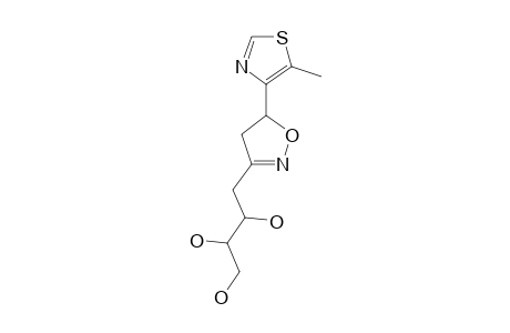 3-(2'-DEOXY-D-RIBO-TETRITOL-1'-YL)-5-(5-(4-METHYLTHIAZOLE))-2-ISOXAZOLE