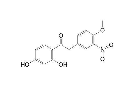1-(2,4-Dihydroxyphenyl)-2-(4-methoxy-3-nitrophenyl)ethanone